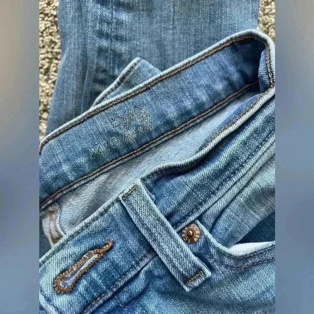 J. Crew High Rise Skinny Jean Medium Wash - Picture 6 of 7